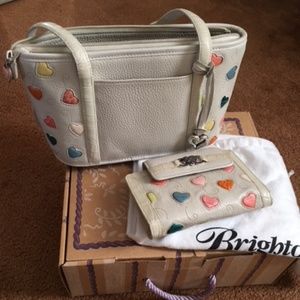 Authentic Brighton Francesca Bucket Purse & Wallet